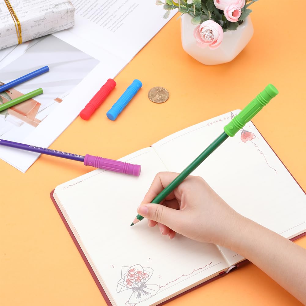 4 Embouts Stylo à Mâcher En Silicone Alimentaire - Outils Sensoriels Pour TDAH, Autisme, Concentration