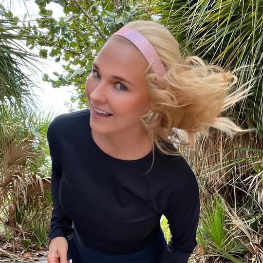 Sweaty Bands Womens Girls Headband for a Intense Workout - Non-Slip Sweat-Wicking Velvet-Lined Sparkling Hairband - Metallic Shimmer Blush Pink 1-Inch - Image 2