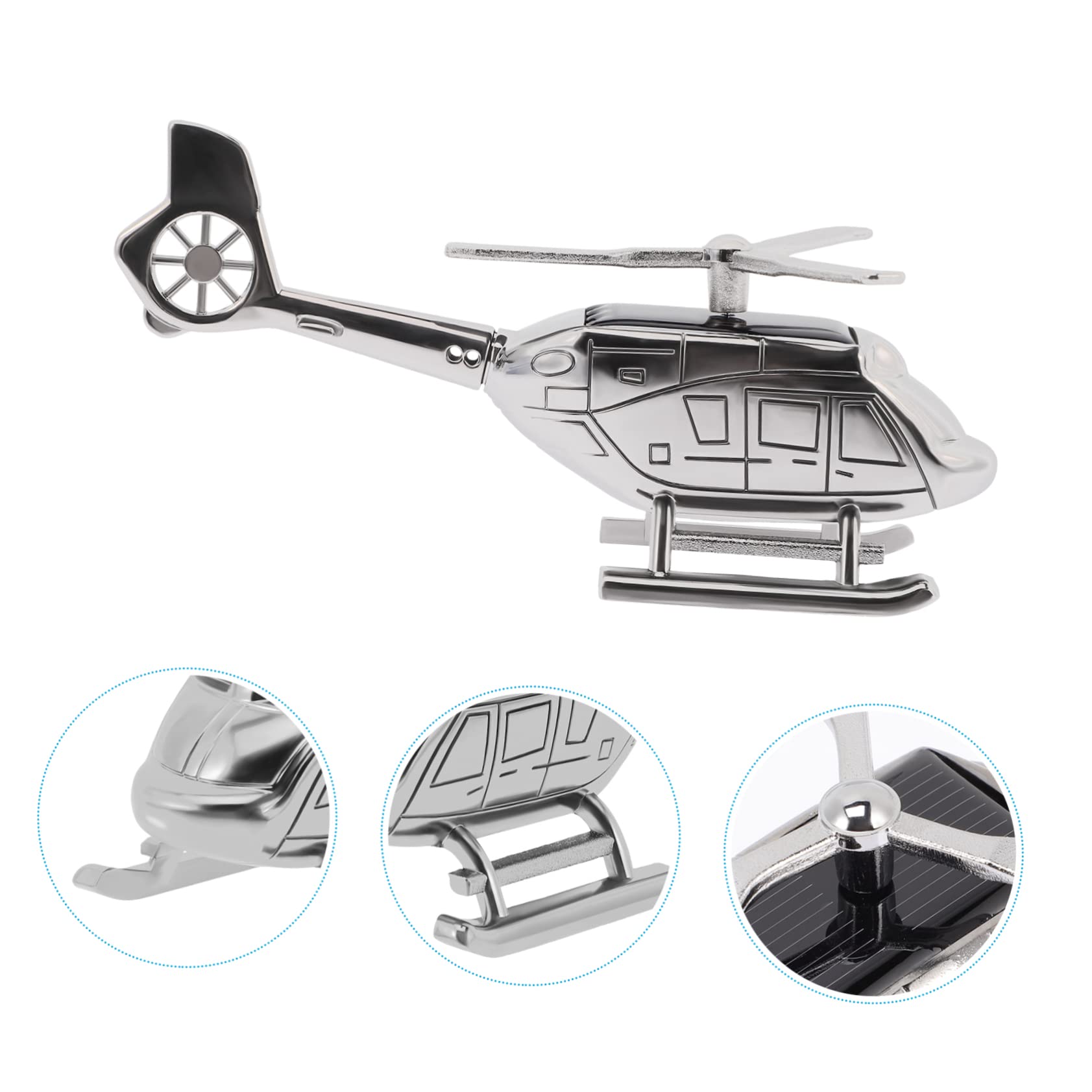iplusmile 2stücke Solarbetriebener Helikopter Duftdiffusor Für Auto Kreatives Aromatherapie Ornament Für Frische Luft Und Angenehme Atmosphäre Unterwegs