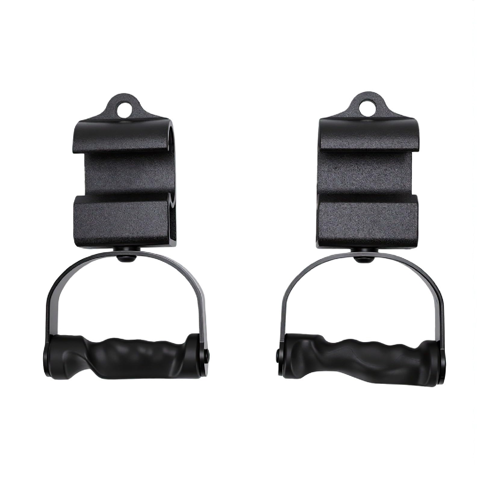 Luocute 2 Manijas Giratorias para Dominadas, Agarre Ergonómico de Aluminio de Primera Calidad con Rotación de 360 ​​grados y ABS Antideslizante, para Entrenamiento de Fuerza con Barra y