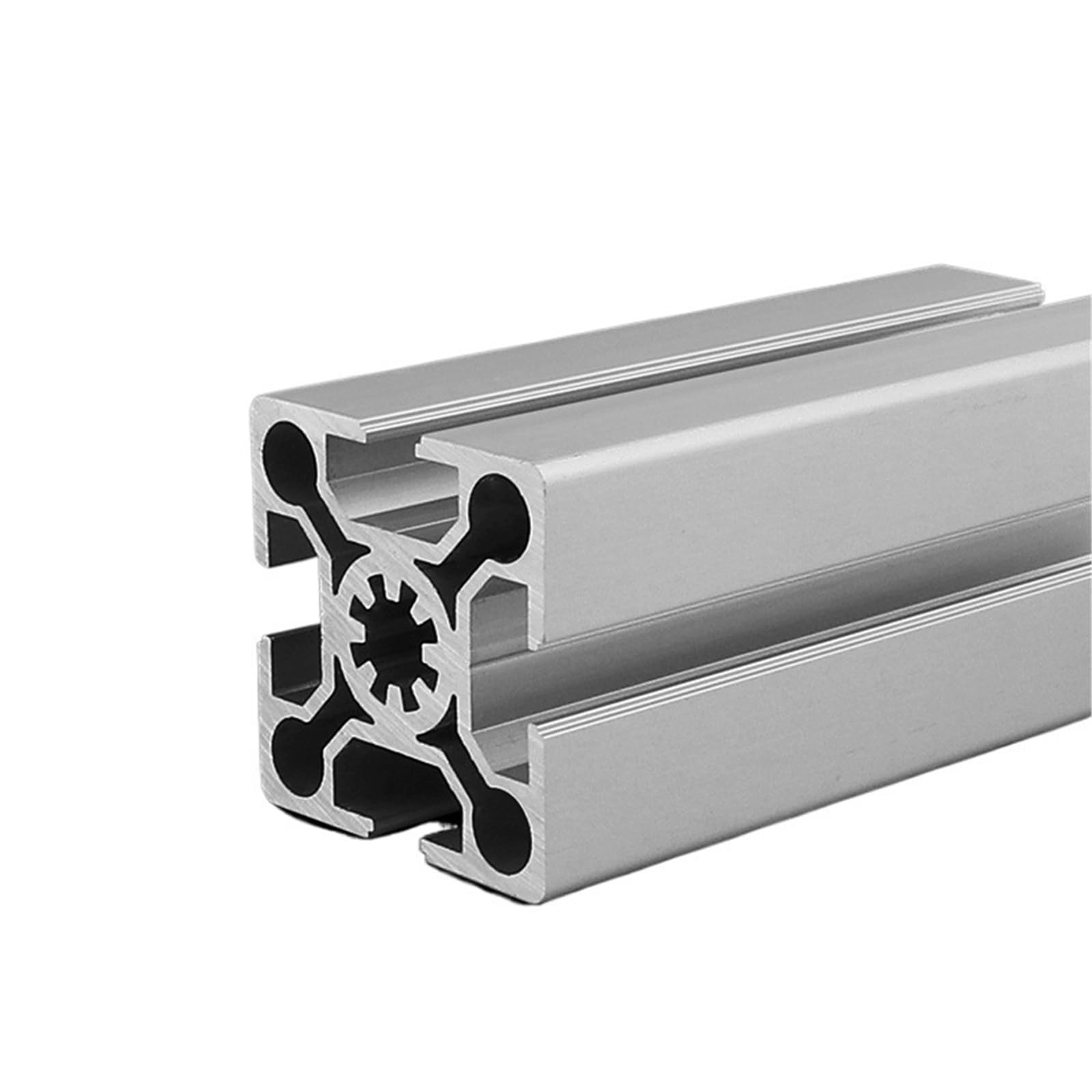 Perfil de aluminio 5050 de 1 metro y 39,37 pulgadas de largo, 50 x 50 mm, resistente, for cercas industriales, equipos, estructuras de bricolaje. Marco(10mm slot)