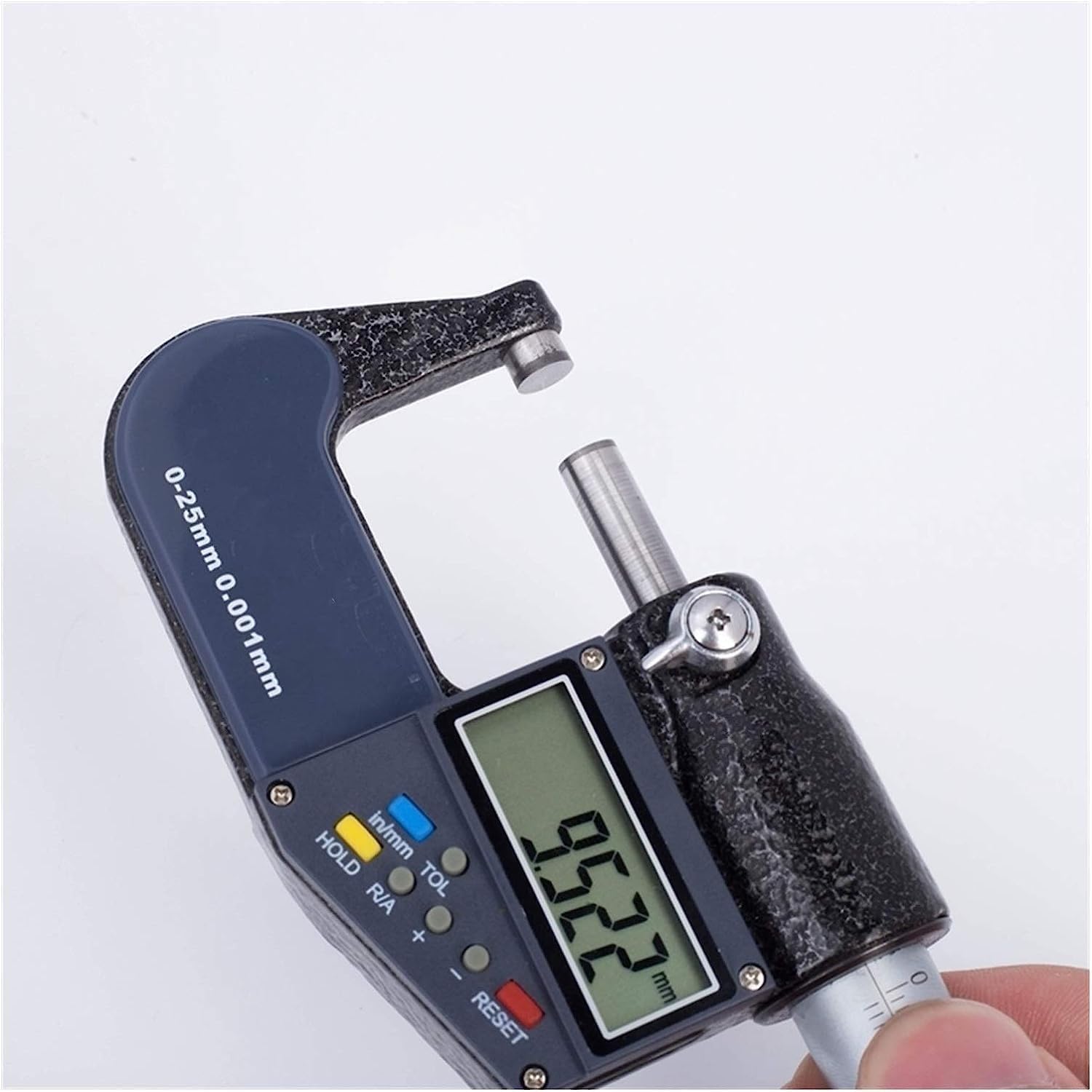 Digitale micrometer schuifmaat 0-25 mm elektronische buitenmicrometers Mm/in eenheid schakelbaar 0,001 mm hoge precisie diepte micrometer