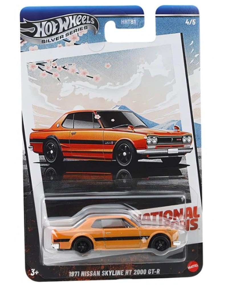 Hot Wheels SILVER SERIES Arabalar Özel Seri 1971 NISSAN SKYLINE HT