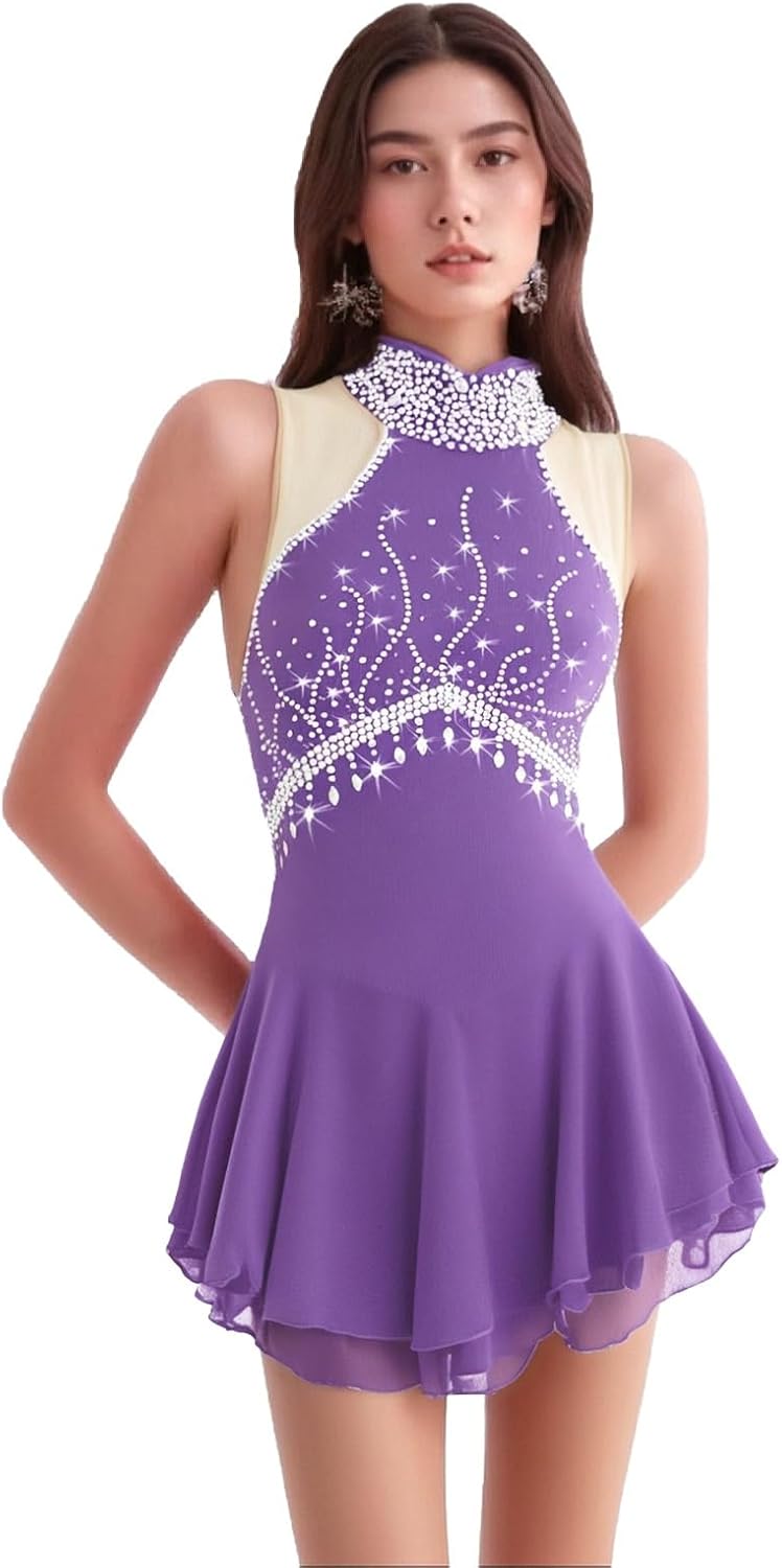 Figure Skating Performance Dress for Girls Women Competition Wear