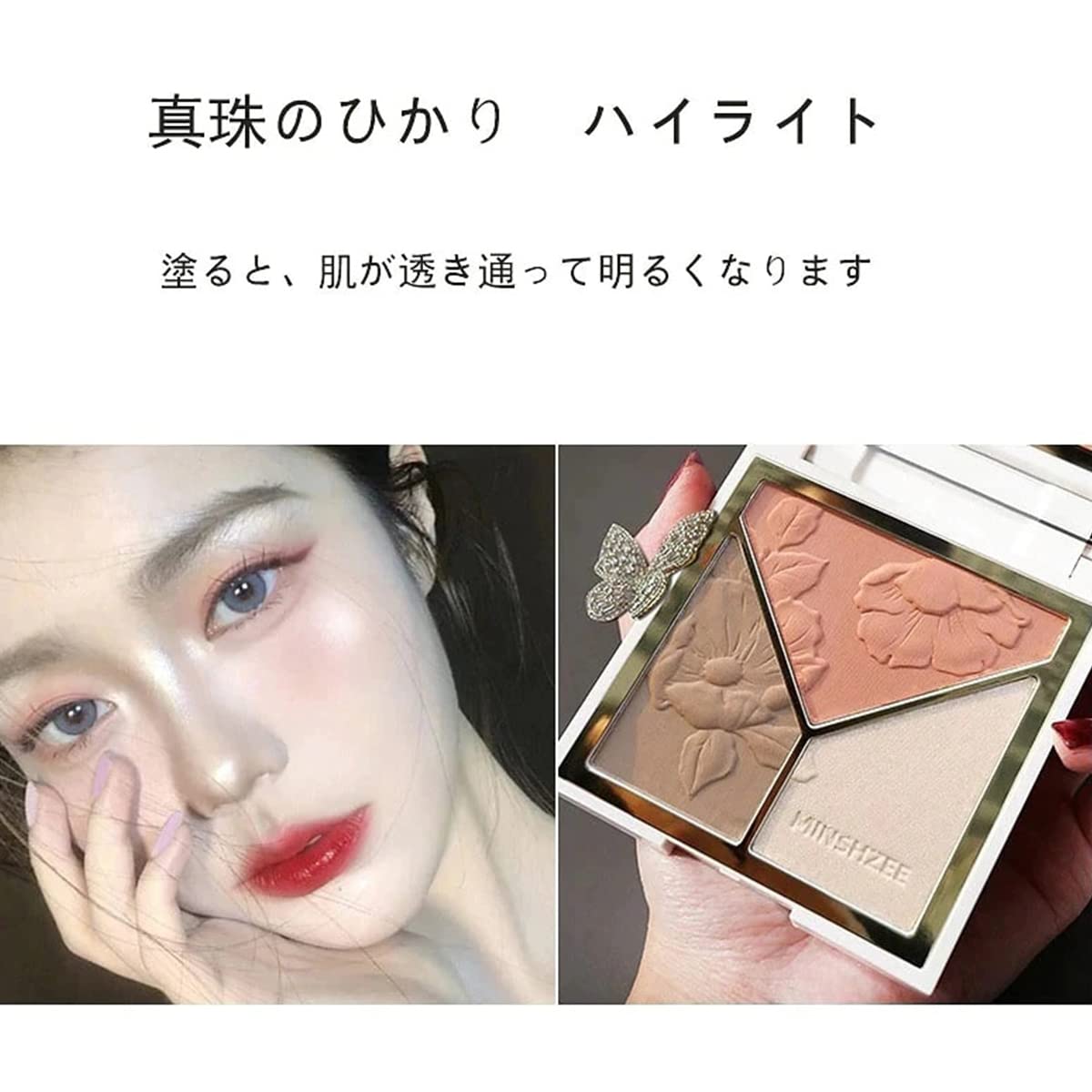 Amazon.co.jp: 光と影の芸術家 チーク シェーディング ハイライト