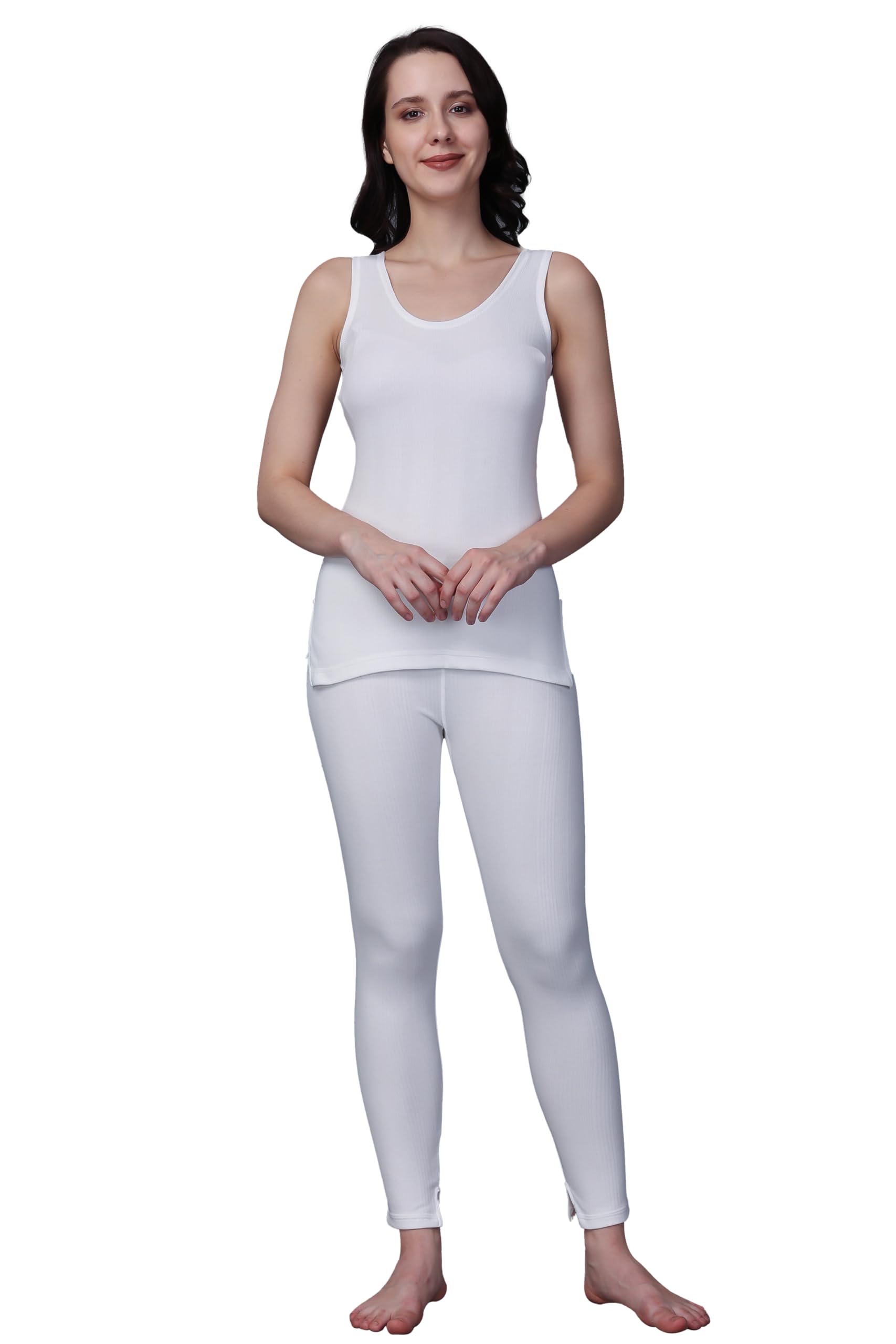 Ultra Soft Long Johns Thermal Innerwear Set, Winterwear Camisole and Lower Set for Women