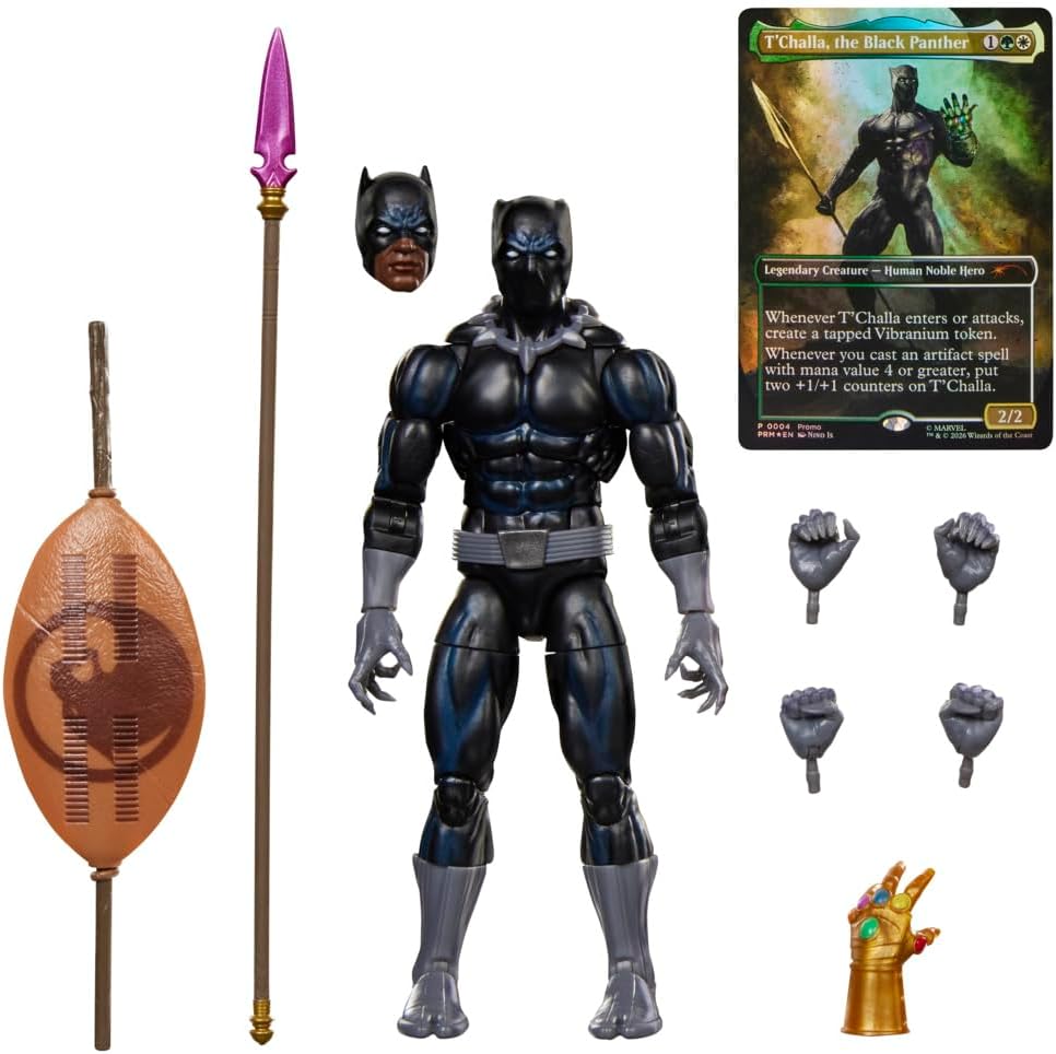 Marvel Legends Magic The Gathering Black Panther 6 in