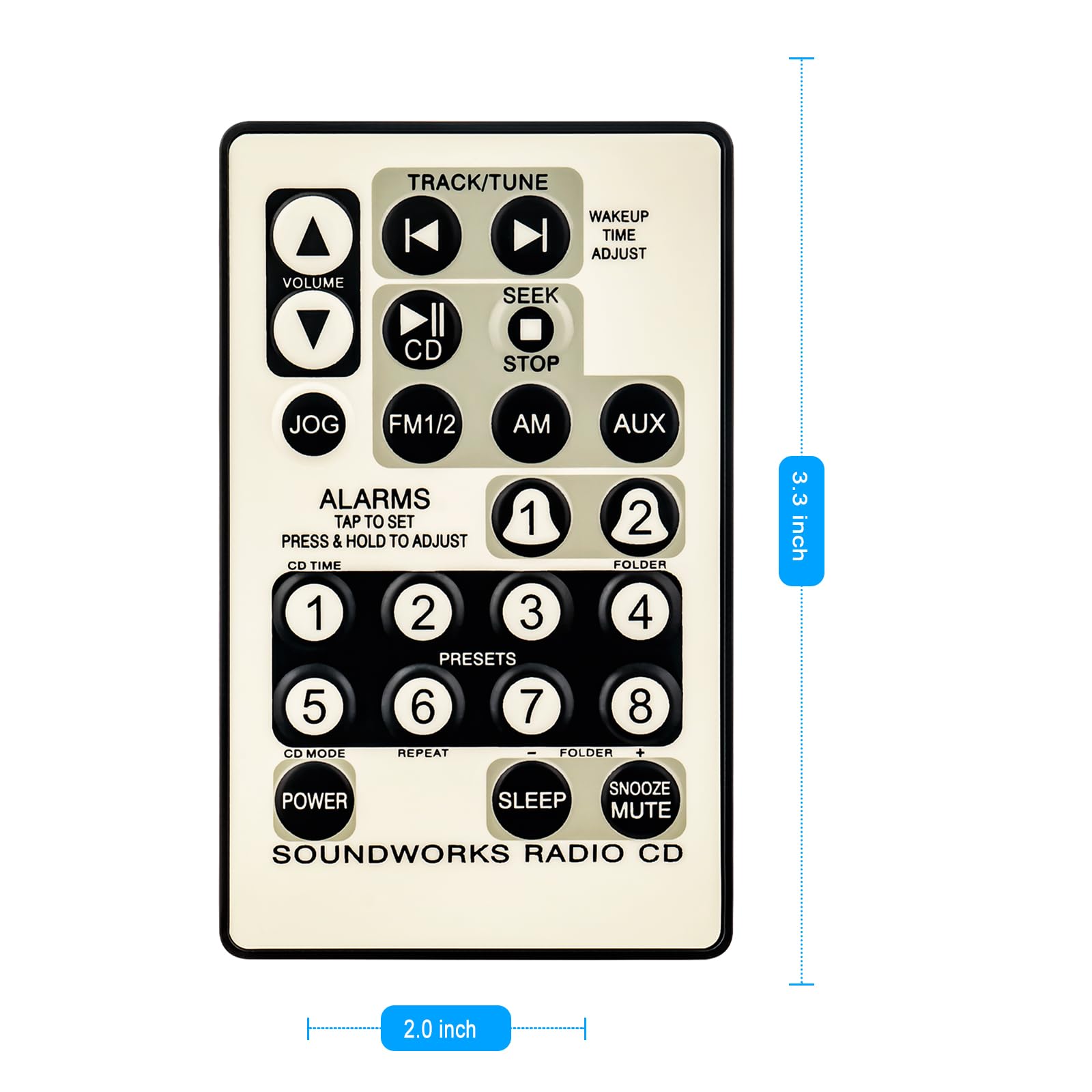 Amazon.com: CD740RC Replacement Remote Control Applicable for