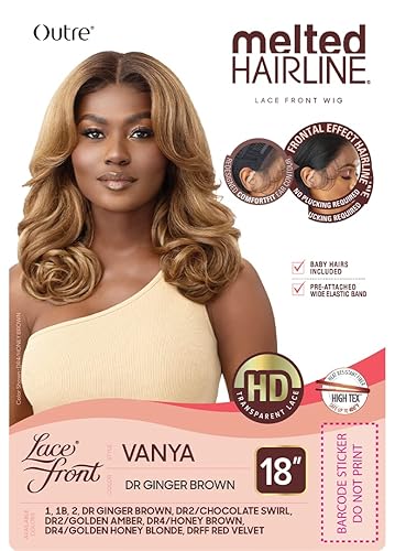 Miniatura 2 de Outre Peluca de encaje frontal HD con línea capilar fundida VANYA (1B)