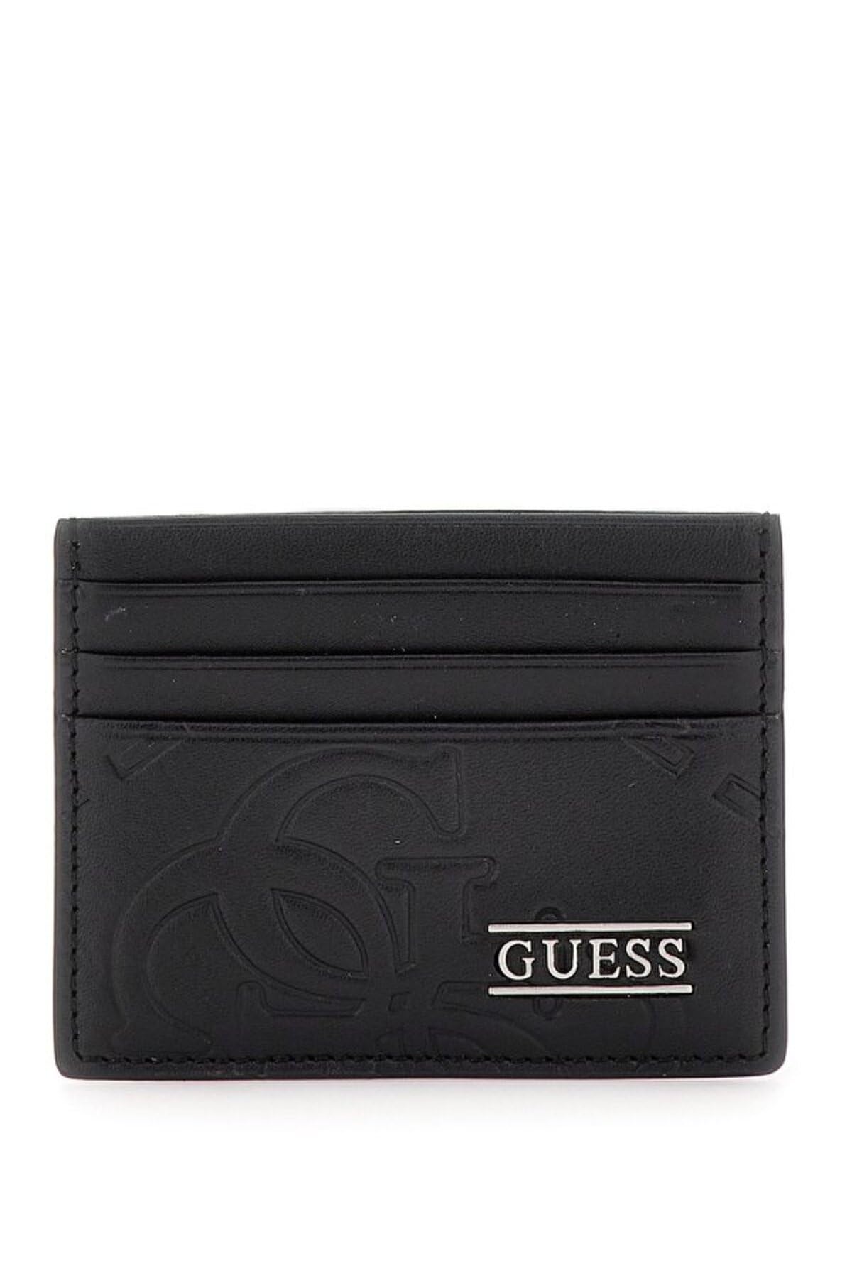 Guess Portacarte Boston Card Holder Black Nero-image