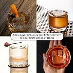 Klaris Mini - Clear Ice Cube Maker - Makes 2 Large, 2 Inch Crystal Clear Ice Cubes in 8 to 10 Hours - Creates Slow Melting Ice for Cocktails, Whiskey & Bourbon