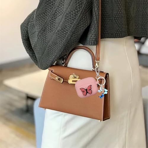 Miniatura 7 de Funda de mariposa para Airpod 3, bonita funda para Airpods de 3 generación para Apple AirPods de 3 generación (2021), divertidos accesorios de funda