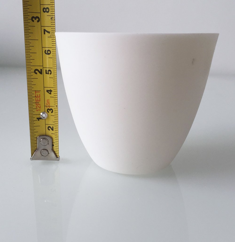 LLF 99,3% Crogiolo Al2O3 dell'alluminio dell'ossido di alluminio dell'allumina del crogiolo per il laboratorio (200ml)