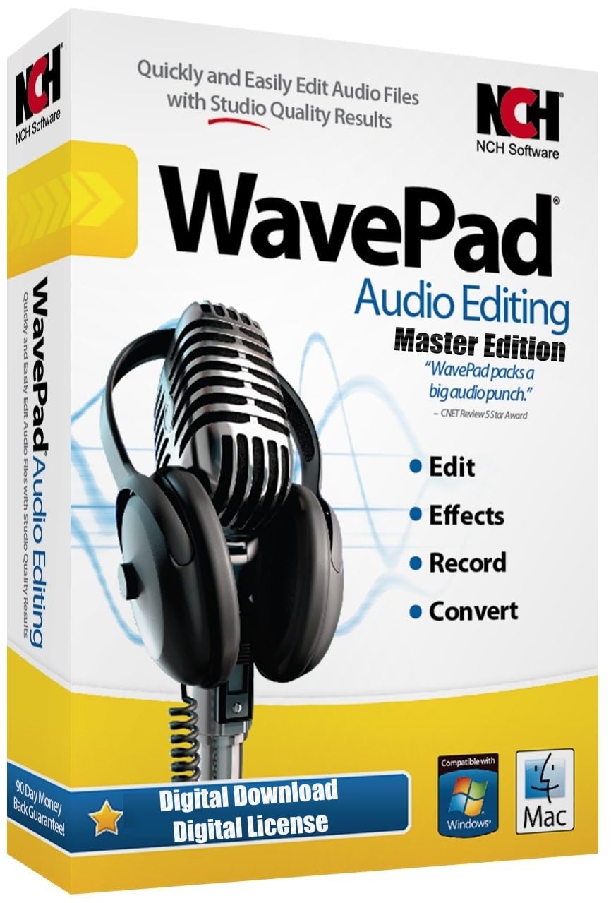 NCH WavePad Audio Editing: Masters Edition Digital Key - Digital Code (B0DD53PB7B) Amazon Price History, Amazon Price Tracker