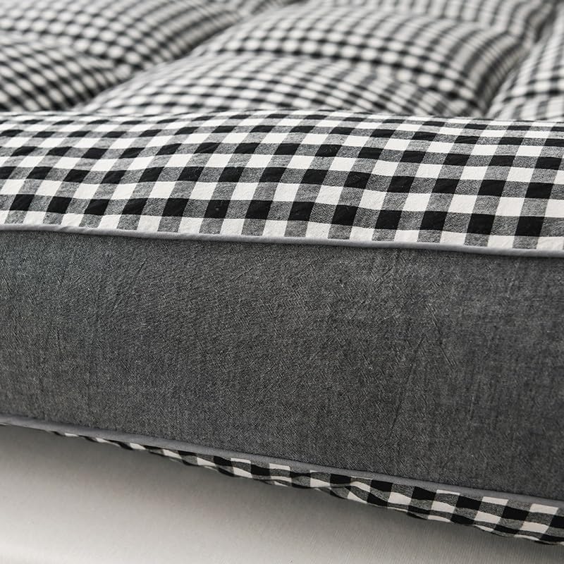 Miniatura 7 de Colchón japonés de 4 pulgadas de grosor, colchón de futón tatami, colchoneta para dormir, plegable, para niños y niñas, colchón para dormitorio,