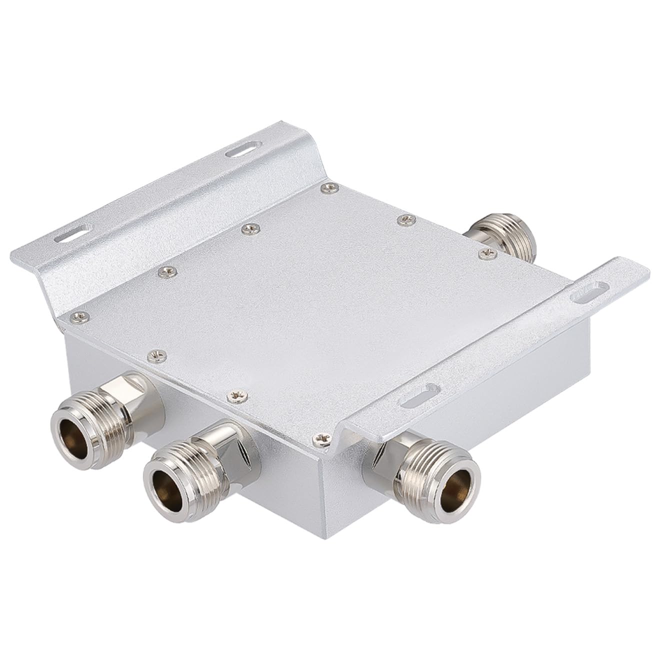 Conector N hembra de 4 vías, divisor de potencia de 50 ohmios, divisor de señal de 800 MHz-2500 MHz, divisor de señal de cable, 1 entrada y 4 salidas para cable de antena