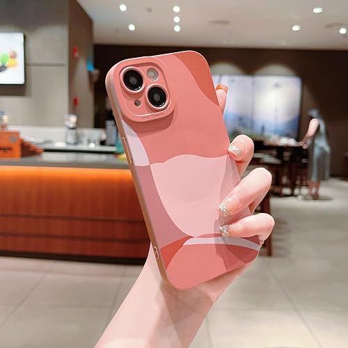 Miniatura 2 de YKCZL Funda compatible con 15 fundas de 6.1 pulgadas con MagSafe, bonito patrón de arte pintado, protección de cámara, funda magnética suave a