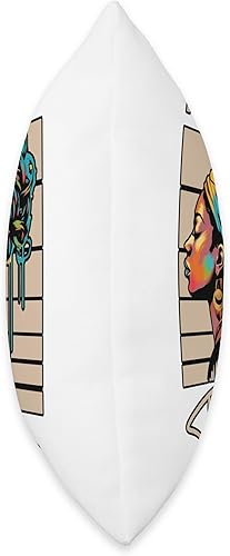 Miniatura 2 de Locs Afro Dreadlocks Love Natural Beauty Hair It's the Locs for Me Afro Hair Black American African Girl Throw Pillow, 18x18, Multicolor