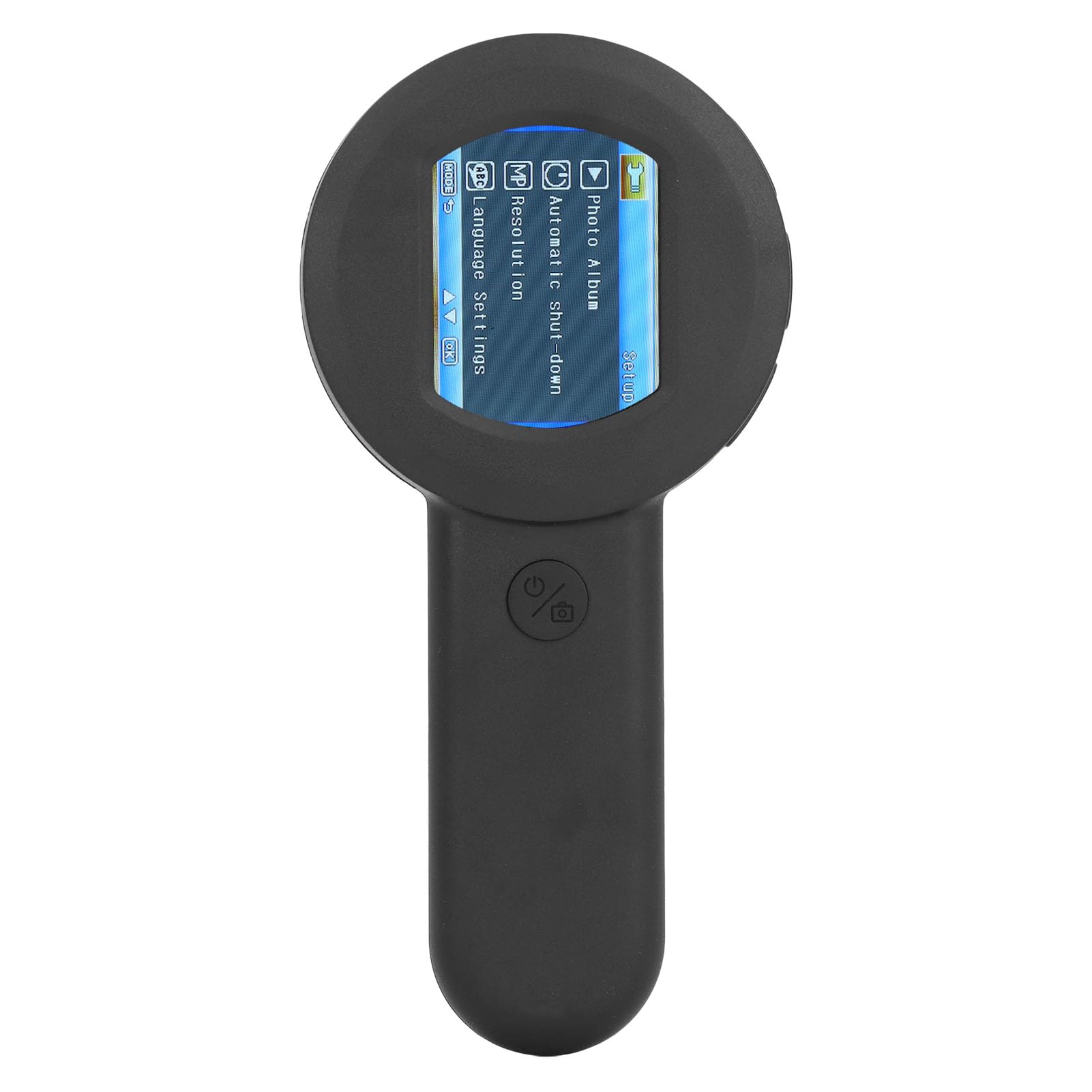 Lupa digital, lupa electrónica de mano con pantalla HD de 2.0 pulgadas, 8 luces LED, para fotografía en tiempo real, video, medición