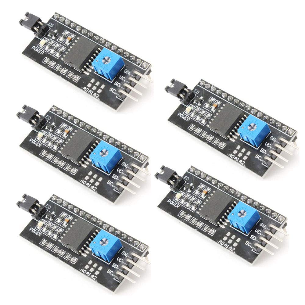 Amazon.co.jp: KKHMF 5個 IIC/I2C/TWI シリアルインタフェースボード