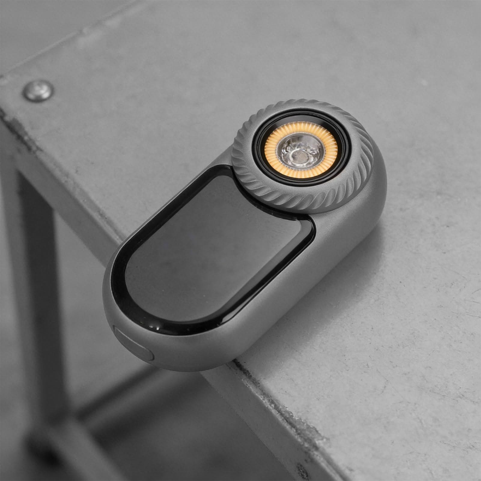 Alomejor Linterna LED, Mini Linterna de Bolsillo Recargable de Aluminio con Brillo Ajustable para Acampar y Viajar Al Aire