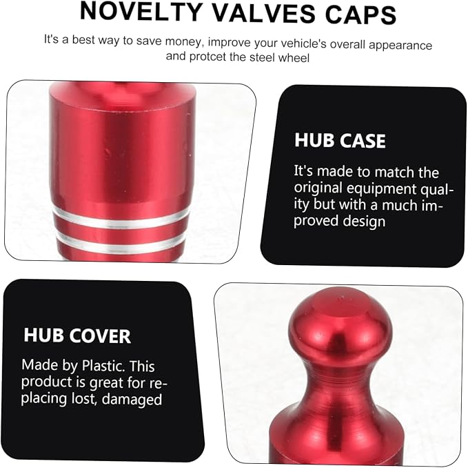 Tapa para válvula de neumático 5 piezas Mipcase miniatura 7