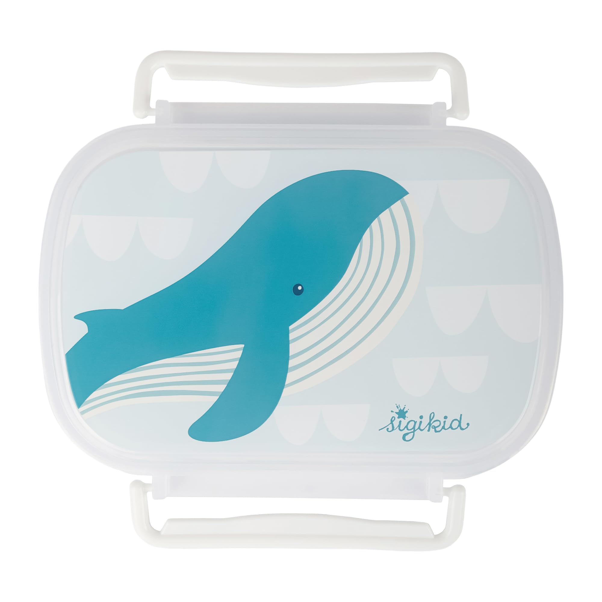 Sigikid 25373 Boîte à Déjeuner Baleine Avec Insert Et Fermeture à Étrier - Sans BPA Dès 1 An