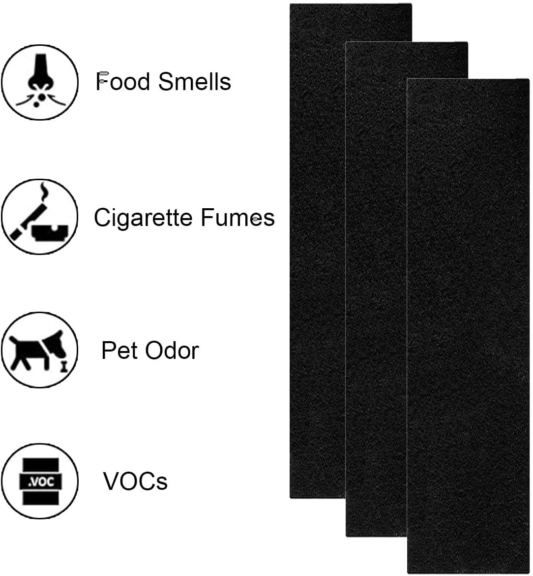 FLT5000 AC5000 Activated Carbon Pre-Filter for GermGuardian, 4-Pack image 5