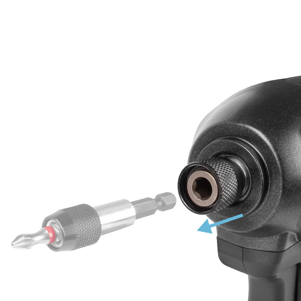 STAHLWERK Trapano avvitatore a percussione a batteria ADS-190 ST – 20 Volt sistema e tecnologia Brushless – Avvitatore a batteria 190 Nm, batterie e caricabatterie, attacco bit a sgancio rapido da ¼