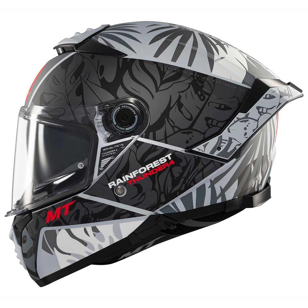 MT Helmets Thunder 4 SV – Casco Moto Integral con Visor Solar Full Vision, Pantalla Antivaho Compatible con Pinlock, Interior Lavable y Calota HIRP | Homologado ECE 22.06 & DOT