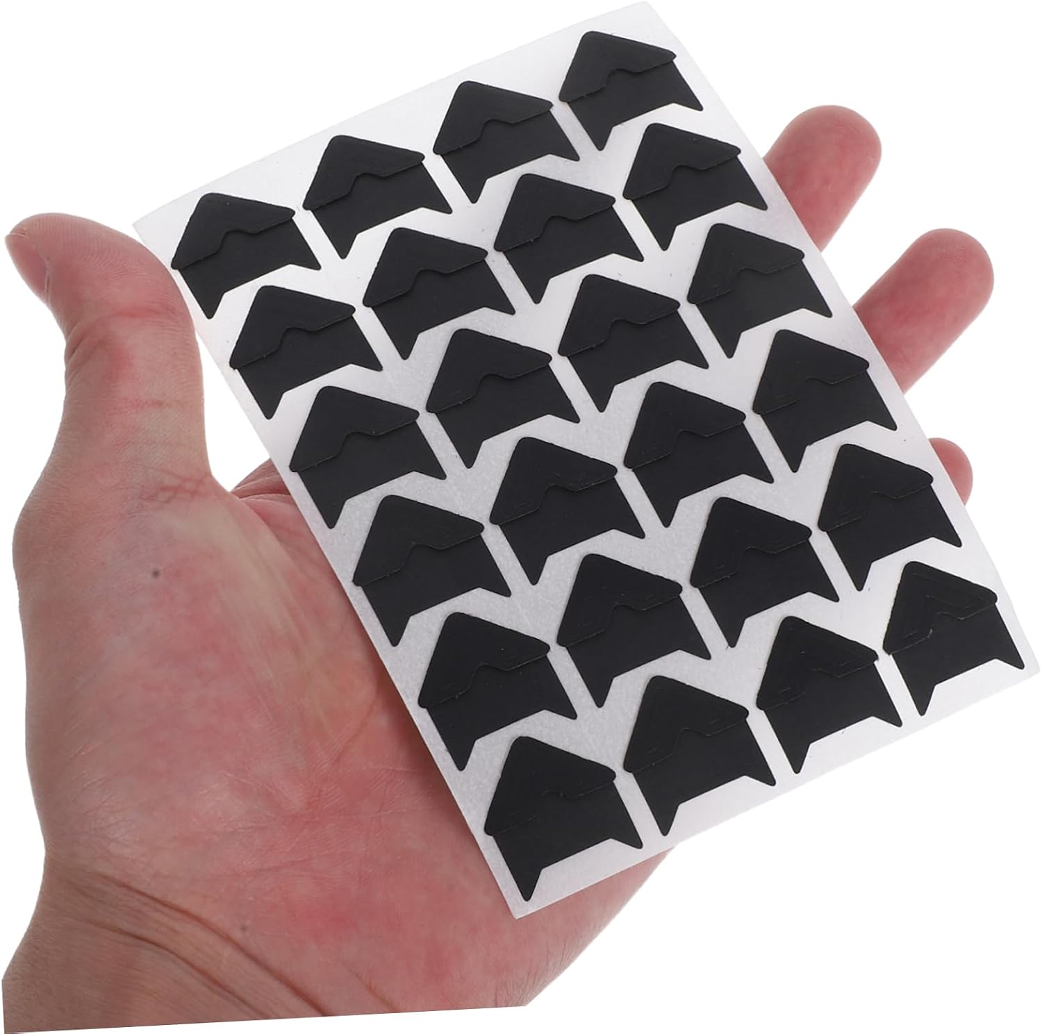 Tofficu 15sheets Photo Corners Stickers Self Adhesive Album Corners for Scrapbooking Photo Holder Picture Stickers