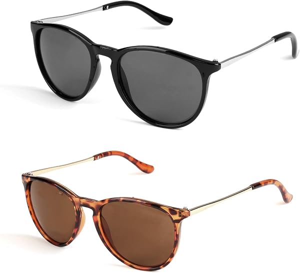 Caybats Lunettes de Soleil Rétro Vintage