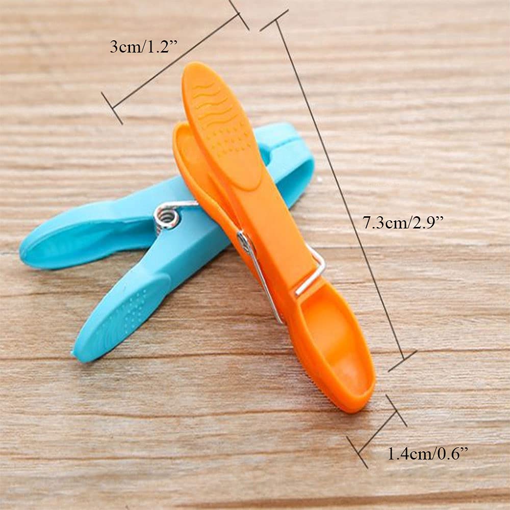 Pinzas para Ropa, Pinzas de Ropa Fuertes, Pinzas para Ropa, Agarre Firme, plástico Suave, Pinzas de lavandería para Calcetines, Suministros para el hogar, Suministros a Prueba de Viento, 120 Unidades