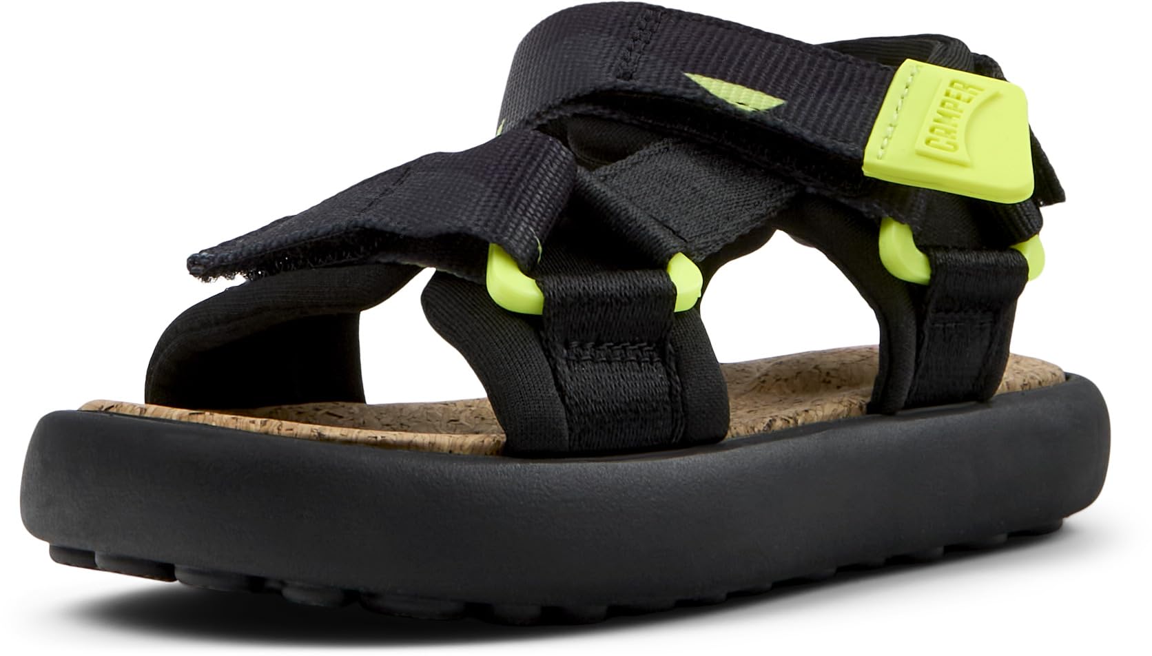Camper Pelotas Flota K800579 Sandal, Black 006, 9.5 UK