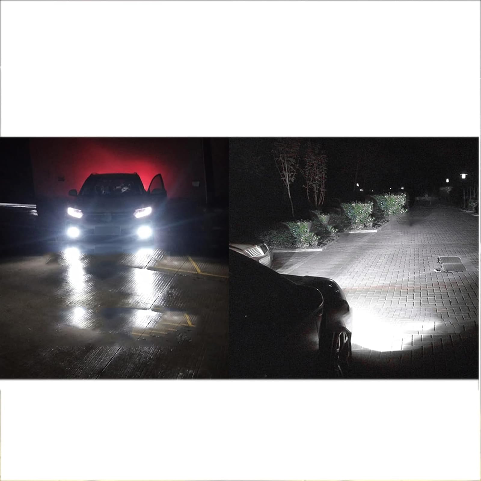 Samochodowe światła przeciwmgielne dla Logana 2004-2022 3000LM H11 12V, przedni zderzak światła przeciwmgielne, zestaw przednich reflektorów z wiązką i przełącznikiem, biały prawy - A