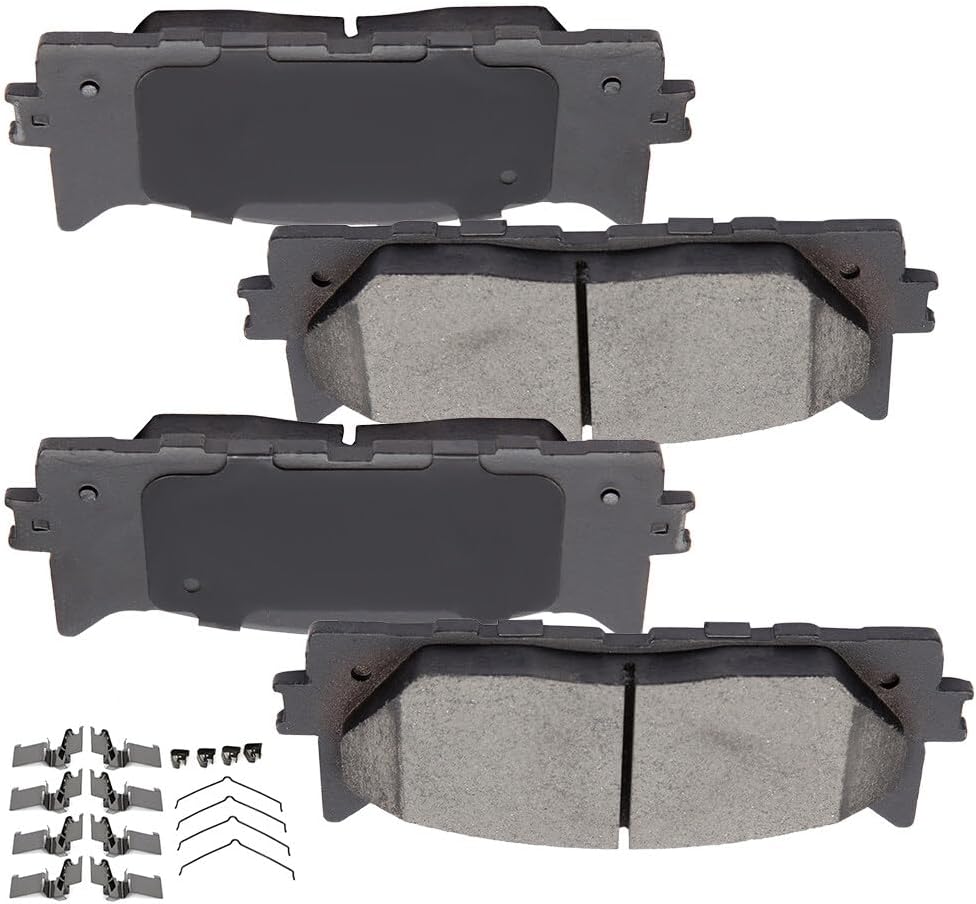 LSAILON [D1222] Front Ceramic Disc Brake Pads Set For Lexus ES350 2007-2018,For Toyota Avalon 2008-2018,For Toyota For Camry 2007-2017 [4PCS]