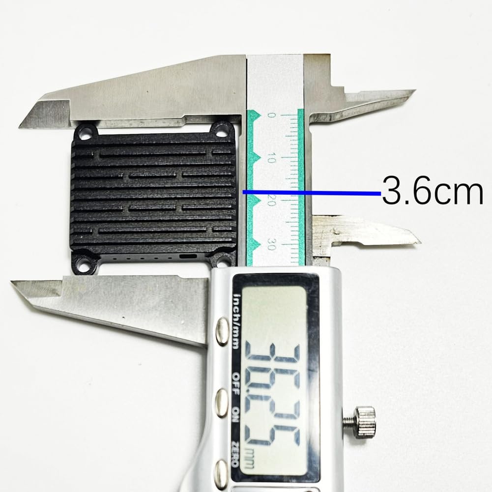 5.8G 48CH 1.6W FPV VTX 25/400/800/1600mW Ajustable para FPV Piezas de Repuesto de Drones de Larga Distancia con Antena