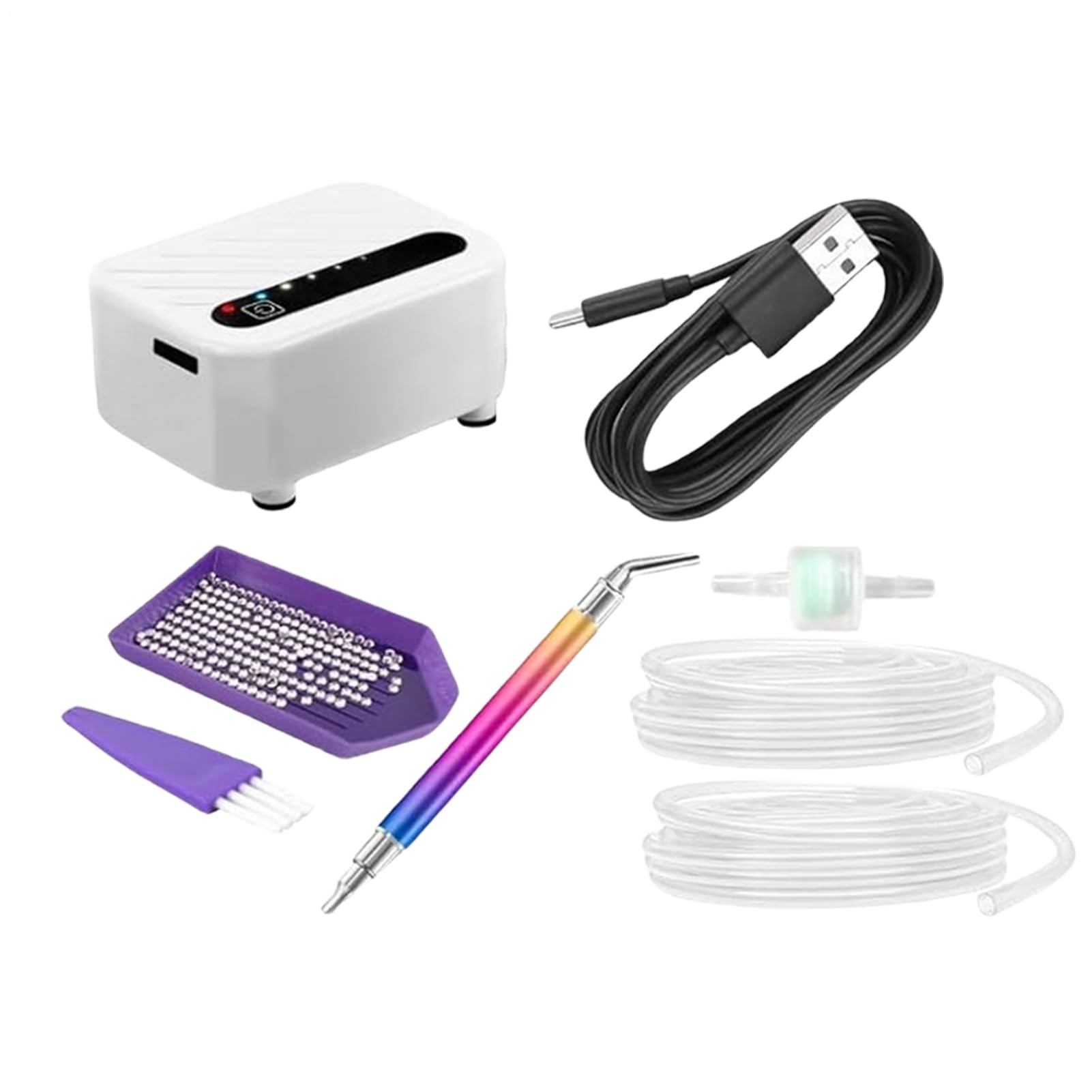 Pinceaux électriques pour peinture rechargeables et stylo de peinture sans fil à aspiration