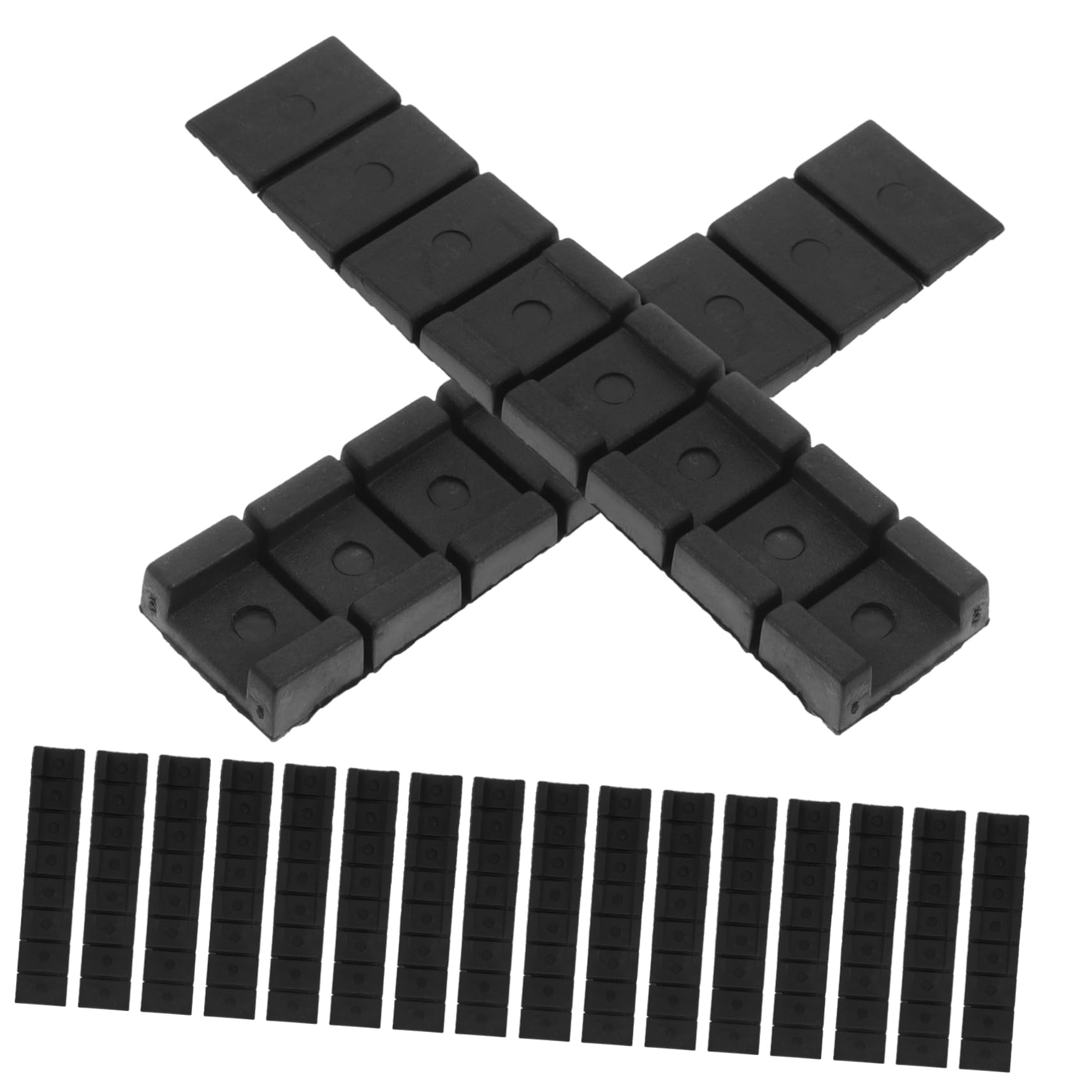 VILLFUL 40pcs Furniture Leveler Table Shims Levelers Shims for Furniture Toilet Shims Table Levelers Shims Levelers Shims Wedge Levelers Shims for Table Flat Gasket Plastic Leveling