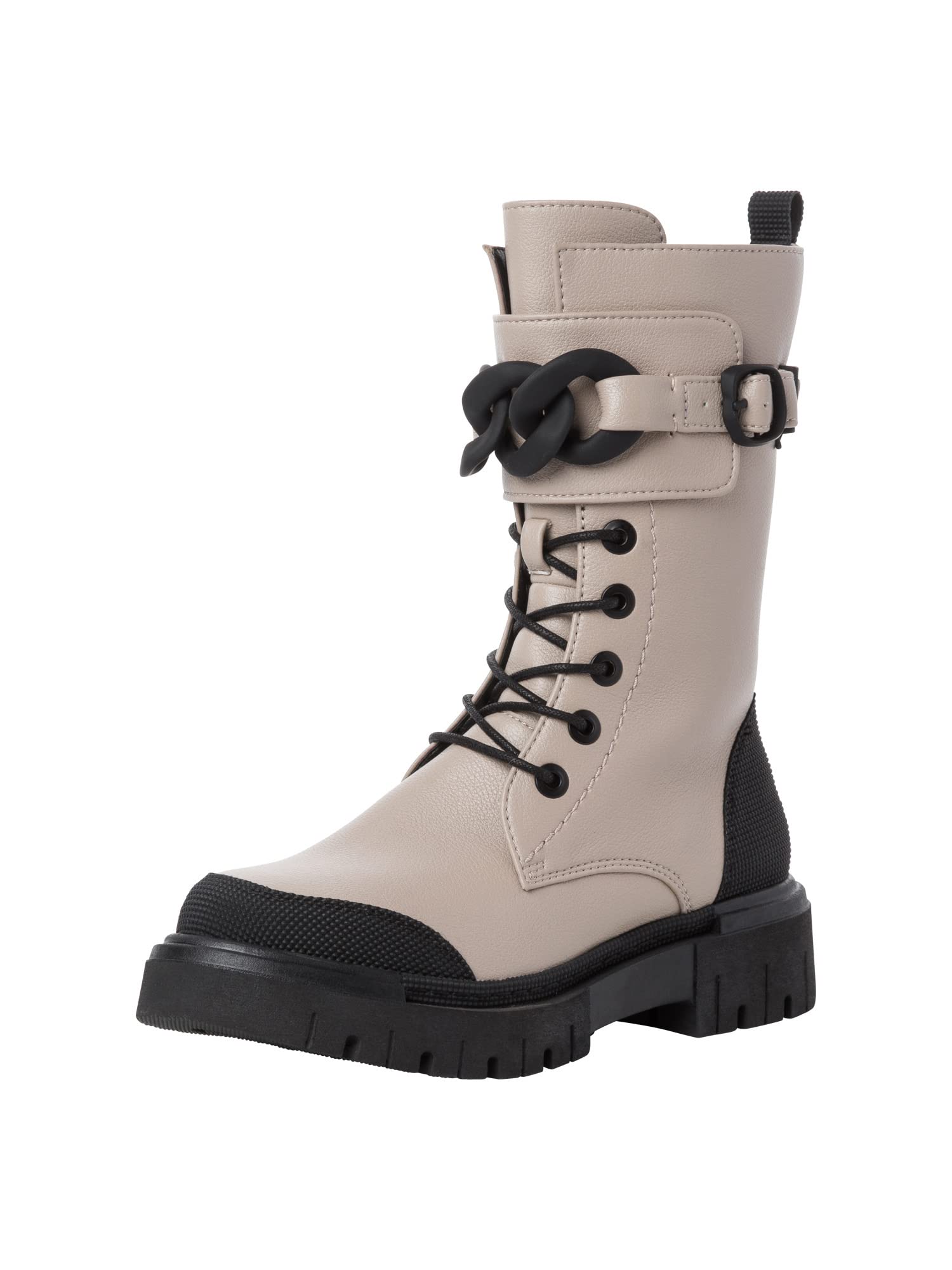 MARCO TOZZI 2-2-25275-29 Women's Fashion Boots, Ivory Comb, 8.5 UK