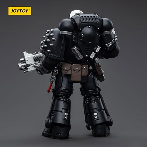 Miniatura 3 de JOYTOY WH 40K 118 Figura de acción Mecha Joy modelo de juguete de manos de hierro intercesores sargento bantus, colección de figura de acción de 4