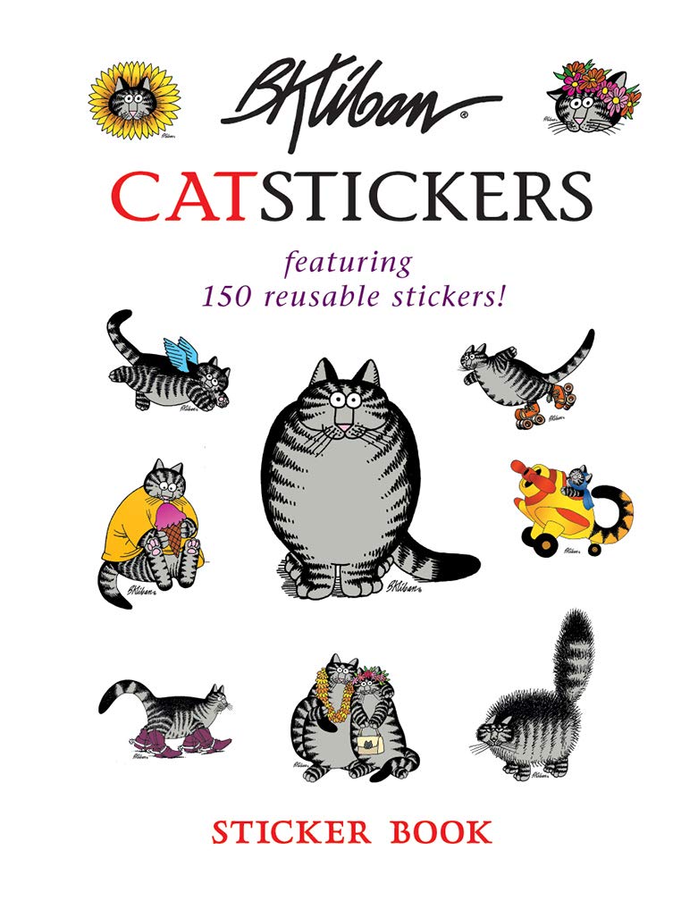 B. Kliban Catstickers Sticker Book