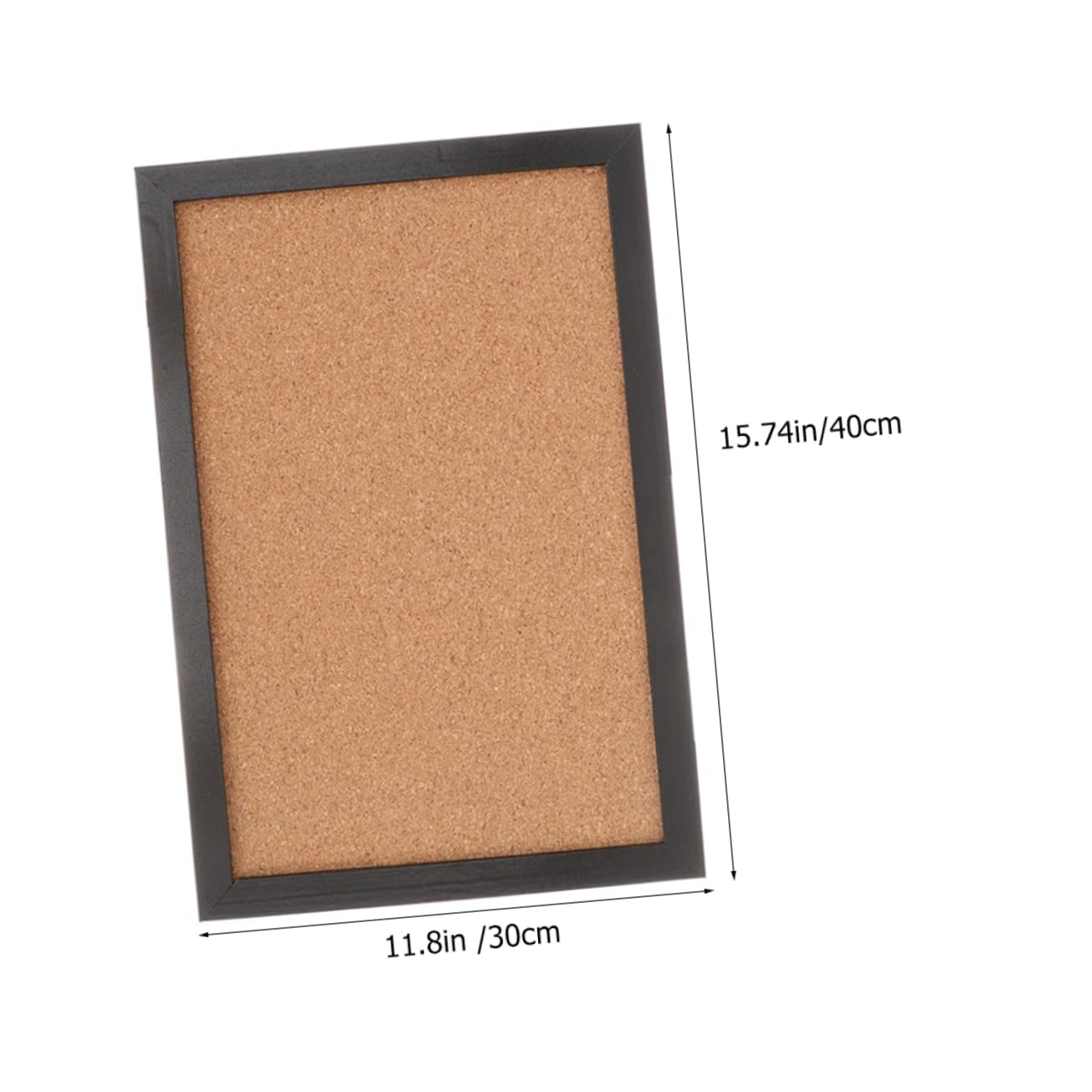 FOYTOKI Decorative Cork Bulletin Board Frame for Home Office Double Sided Wall Display for Notes Photos Compact Design with Frame for Friends
