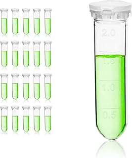 500pcs of 2ml Microcentrifuge Tubes, PP Material, Autoclavable Microcentrifuge Tubes, with Graduation and Frosted Writing Area, 4610.1815.500.