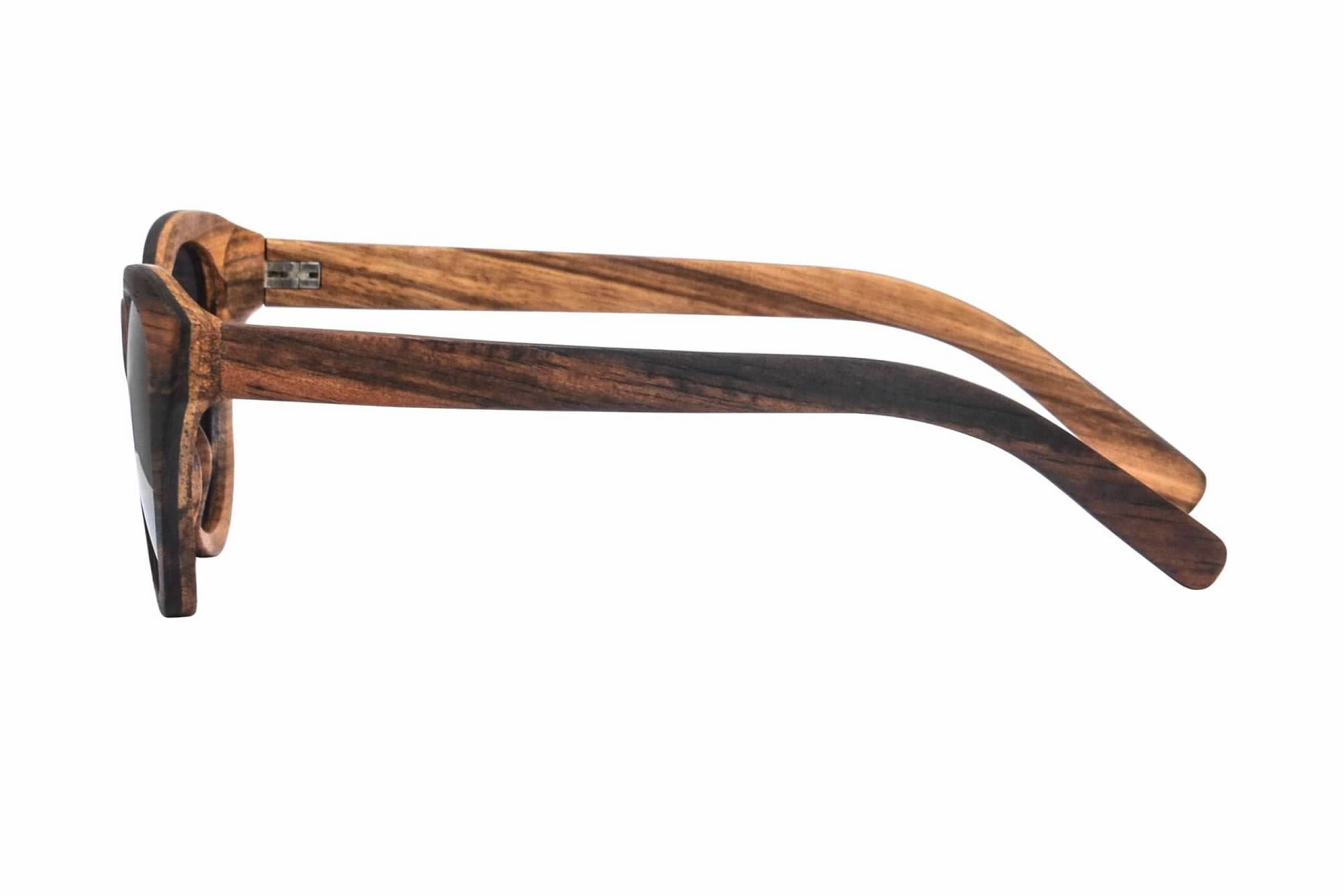 SHINU Gafas de Sol Polarizadas Hombres Gafas de Pesca Madera UV400 Gafas de Conducción Gafas Madera de Bambú-TU1860101015