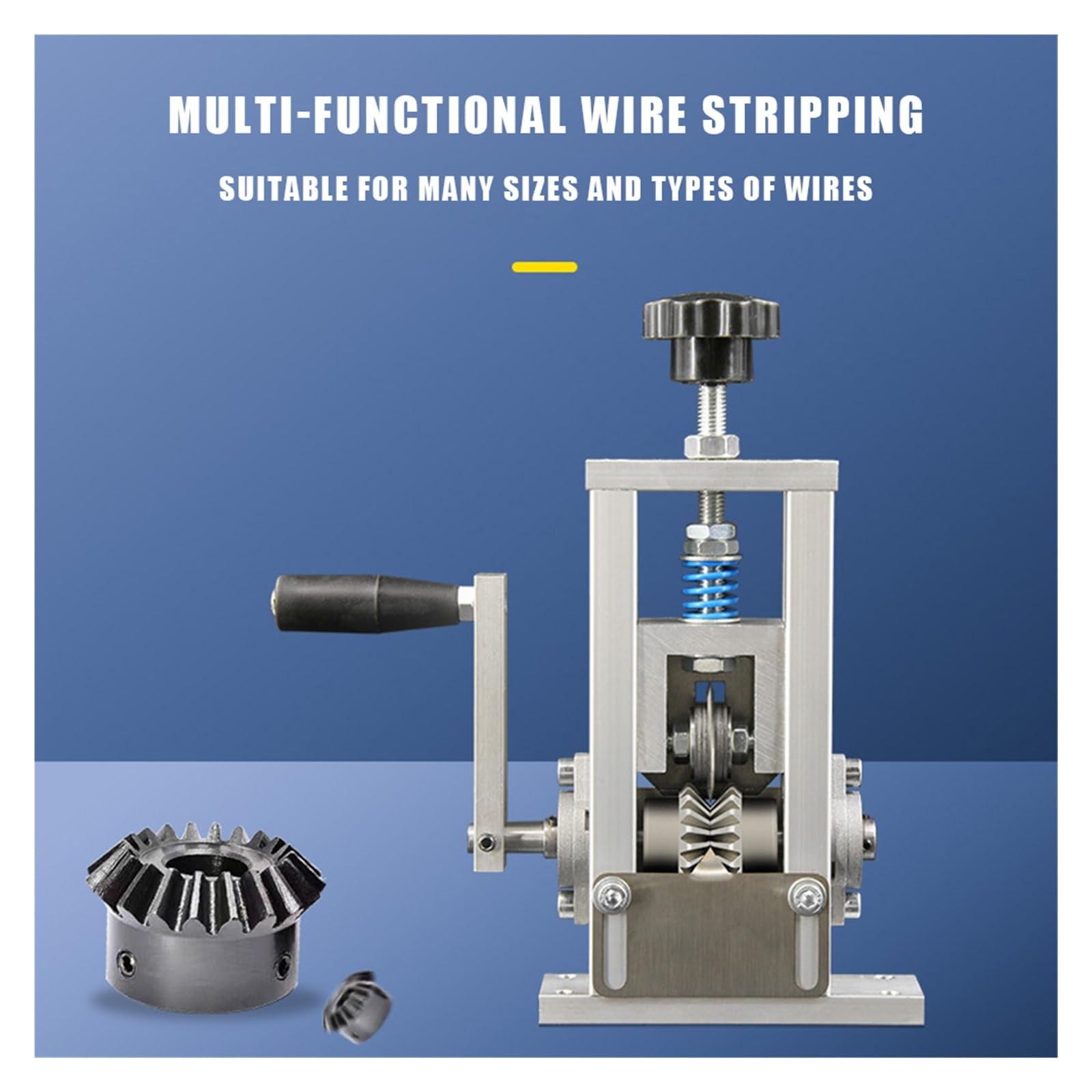 Macchina a stripper a filo, Macchina Spellafili Manuale Portatile 1-20mm Spellafili Manovella Spelafili Strumento Spelafili Rottami di Rame Cavo Pelatrice