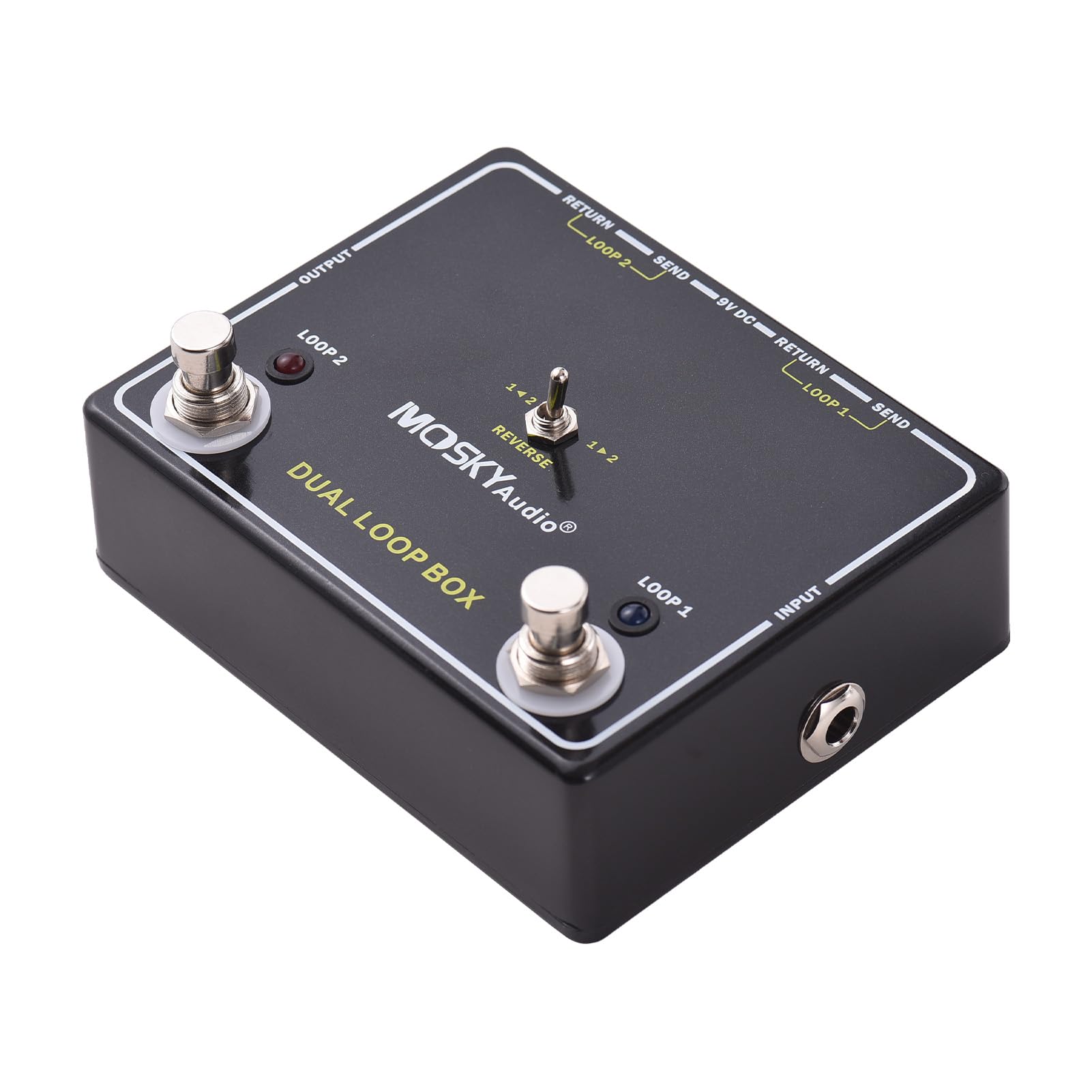 Amazon | MOSKYAUDIO ギターエフェクトループスイッチャーペダル 2