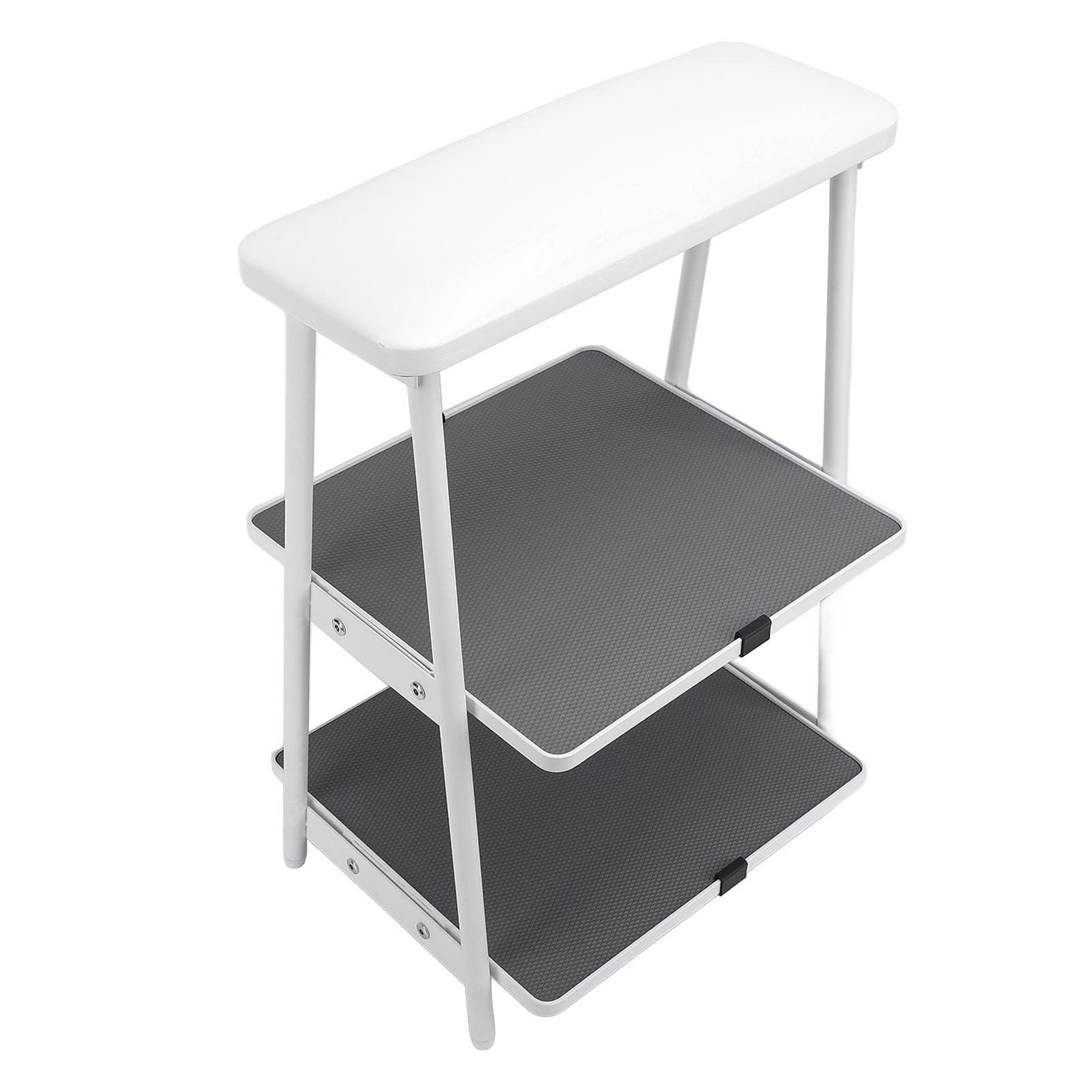 Poggiapiedi per Manicure Versatile Ed Elegante Supporto per Poggiapiedi per Pedicure per Salone di Bellezza per Uso Domestico in Acciaio Inossidabile 1 Pezzo