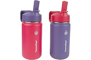 ThermoFlask 2-Pack Kids Stainless Steel Water Bottle