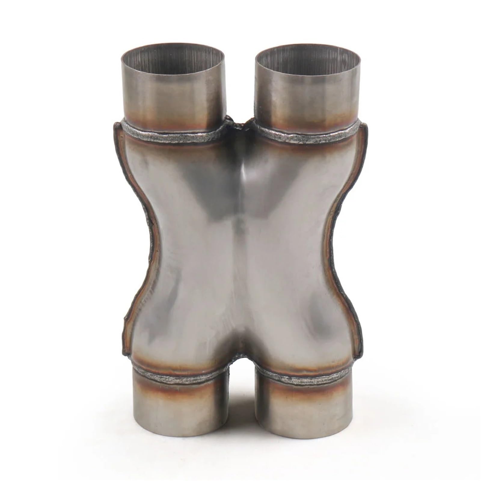 rura wydechowa stalowy wąż Samochód X-PIPE 2,25'' 2,5'' 3'' Wejście/Wyjście | Układ wydechowy samochodu X-pipe Uniwersalna końcówka tłumika ze stali nierdzewnej Czterokierunkowa rura wydechowa(3inch)